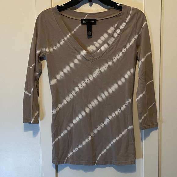 INC International Concepts Tops - Women's 3/4 Sleeve V-Neck Shirt